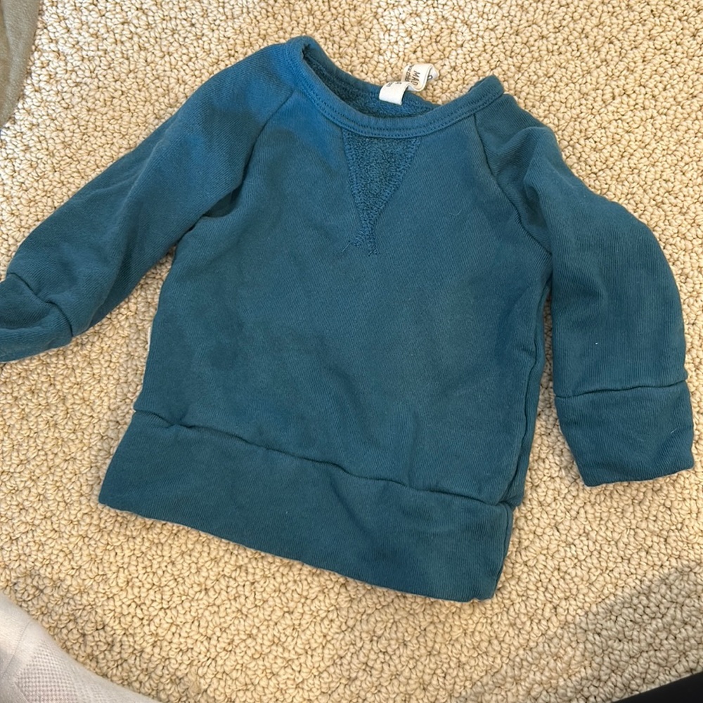 3-6 month sweatshirt slight staining